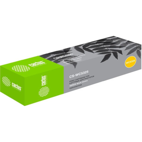 Тонер Картридж Cactus CS-WC5325 006R01160 черный для Xerox WorkCentre 5325/5330/5335 (30000стр.)