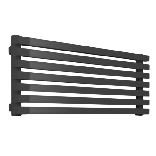 Стальной трубчатый радиатор КЗТО Quadrum 40 H 2000-12 структурный черный шелк