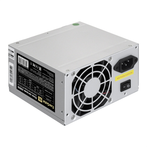 Блок питания ExeGate AB650 EX292143RUS 650W (ATX, 8cm fan, 24pin, 4+4pin, 3xSATA, 2xIDE, FDD)