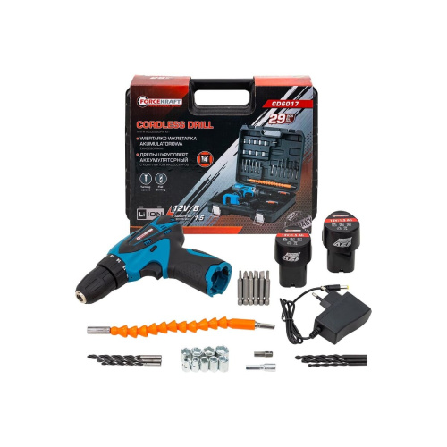 Дрель-шуруповерт ForceKraft FK-CD6017