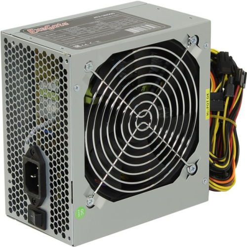 Блок питания Exegate EX244555RUS UN500, ATX, 12cm fan, 24+4pin, 6pin PCI-E, 3xSATA, 1xFDD, 2xIDE