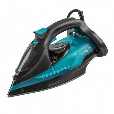 Утюг Endever Delta-227 черный/лазурно-синий