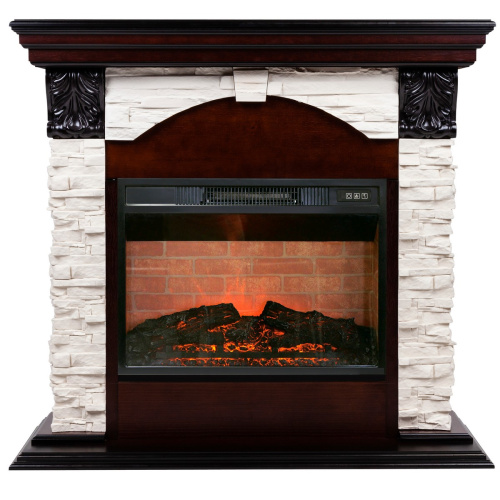 Электрокамин RealFlame Dublin Lux AO античный дуб с очагом Irvine 24