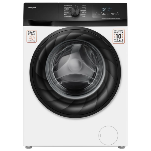 Стиральная машина Weissgauff WM 4947 DC Inverter Steam белый, узкая