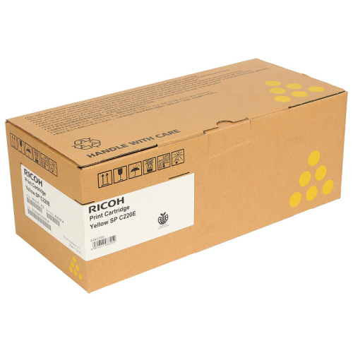 Картридж тип SP C220E Yellow Aficio SP C220S/C221SF/C222SF/ SP C220N/C221N/C222DN/C240DN/C240SF. Желтый. 2300 страниц.
