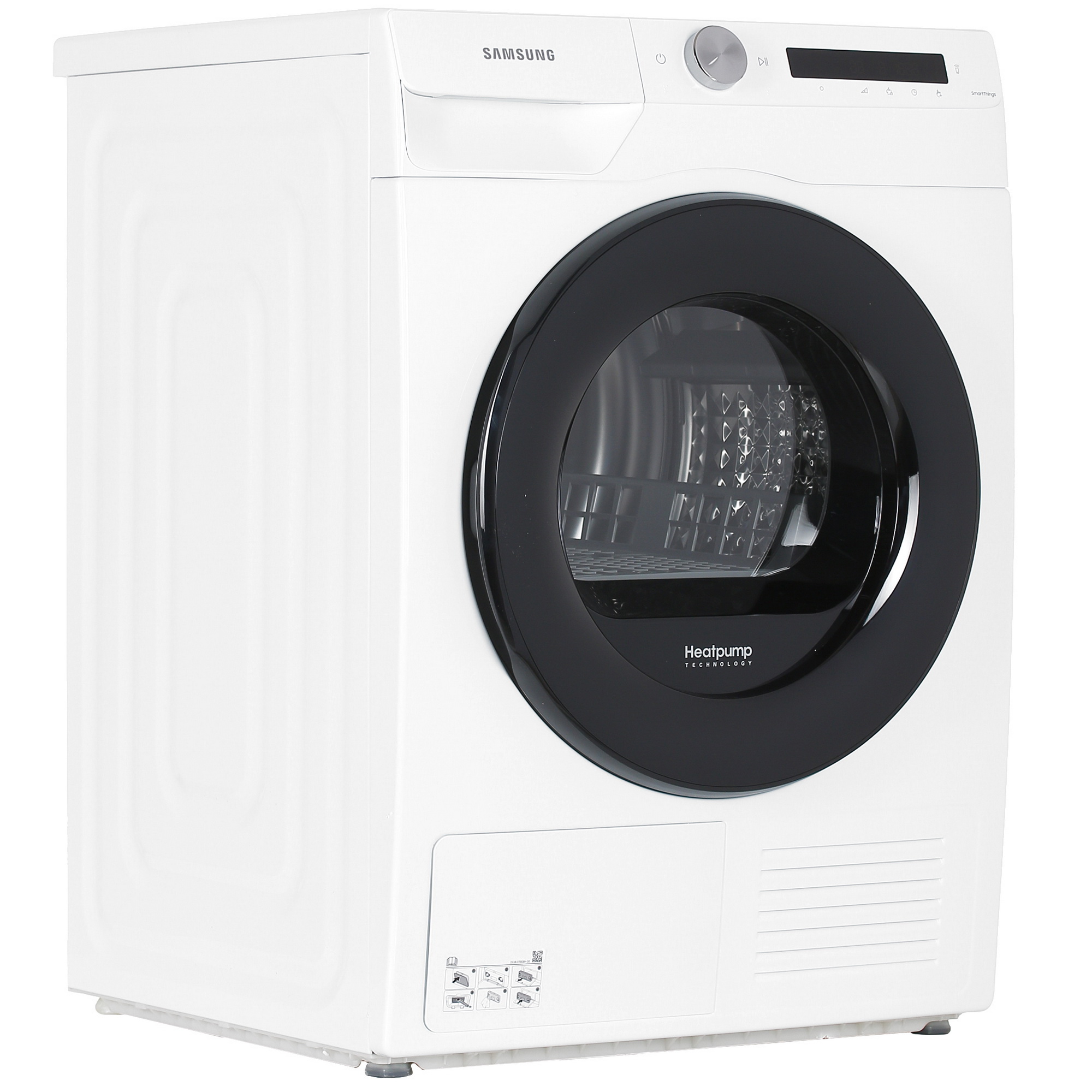 Сушильная машина Samsung DV90T5240AW/LP белый Сушильная машина Samsung DV90T5240AW/LP белый — Дополнительный ракурс
