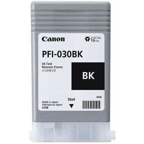 Картридж струйный Canon PFI-030BK 3489C001АА черный (55мл) для Canon imagePROGRAF TA-20, TA-30, TM-240, TM-340.