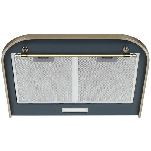 Вытяжка каминная Haier HVX-W671ATQBB серый/золотистый