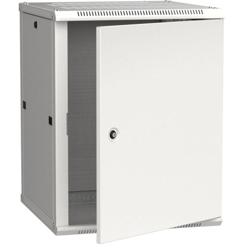 Шкаф коммутационный ITK Linea W (LWR3-15U66-MF) настенный 15U 600x450мм пер.дв.металл серый сталь