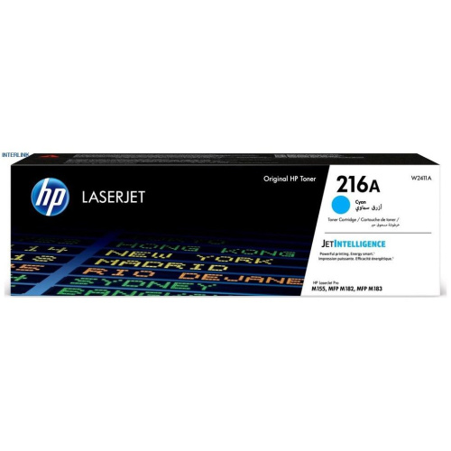 Картридж лазерный HP 216A W2411A голубой (850стр.) для HP MFP M182/ M183
