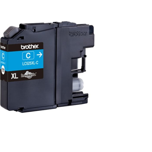 Картридж струйный Brother LC525XLC голубой (1300стр.) для Brother DCP-J100/J105/J200