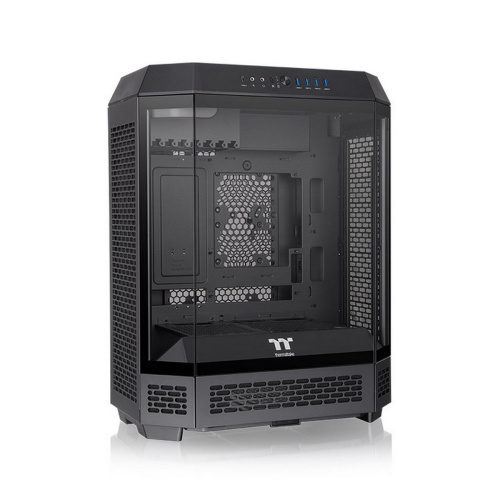 Корпус Thermaltake The Tower 600 черный (CA-1Z1-00M1WN-00) без БП ATX 11x120mm 5x140mm 4xUSB3.0 audio bott PSU