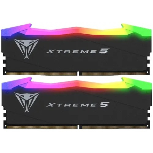 ОЗУ Patriot Viper Xtreme RGB PVXR532G76C36K DDR5 2x16Gb 7600MHz RTL Gaming PC5-60800 CL36 DIMM 288-pin 1.45В с радиатором Ret