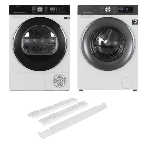 Стирально-сушильная колонна Hisense 3S белый