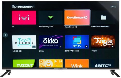 43" (109 см) LED-телевизор Hyundai H-LED43BU7003 черный