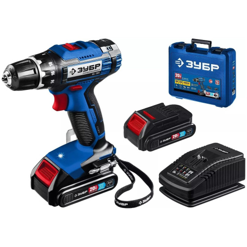 Дрель-шуруповерт ЗУБР DL-201-22 с АКб и ЗУ