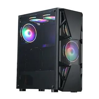 Корпус Formula CL-3303B RGB черный без БП ATX 6x120mm 2xUSB2.0 1xUSB3.0 audio bott PSU