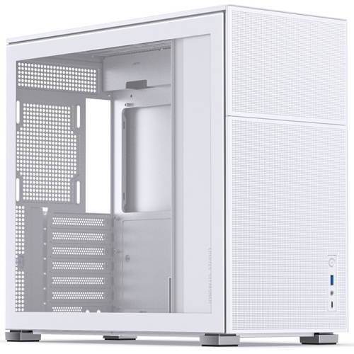 Корпус JONSBO D41 Mesh White без БП, боковая панель из закаленного стекла, mini-ITX, micro-ATX, ATX, белый