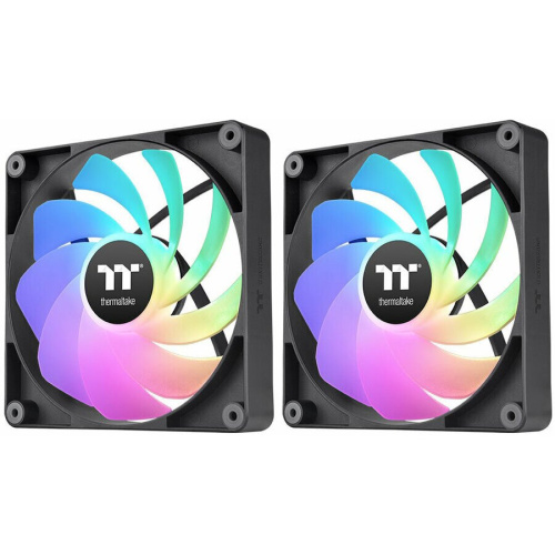 Вентилятор Thermaltake CT120 Sync реверсивный ARGB черный (CL-F173-PL12SW-A) 4-pin 31.2dB Ret