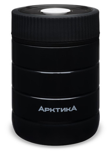 Термос для еды Арктика 307-480 0.48л. черный картонная коробка (307-480/BLA)