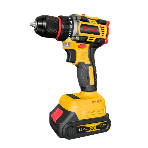 Дрель-шуруповерт EDON AD-18BL черный/желтый 24893