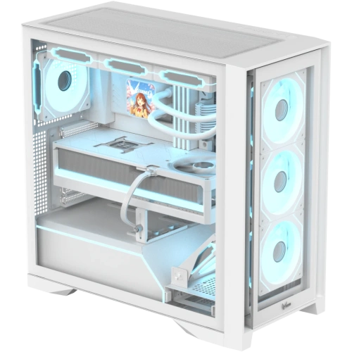 Корпус Formula V Line Air Power G8 White, ATX, Dual Front Panels, Type-C*1, USB3.0*1