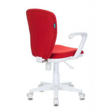 Кресло детское Бюрократ KD-W10AXSN/26-22 красный 26-22 (пластик белый)