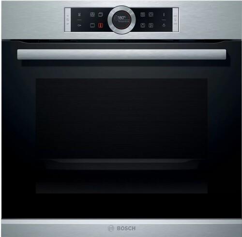 Электрический духовой шкаф Bosch HBG635BS1 серебристый