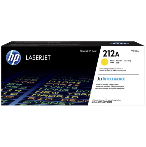 Картридж лазерный HP 212X W2122X желтый (10000стр.) для HP CLJ Enterprise M554/M555