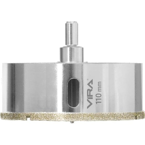Коронка алмазная по керамике VIRA 559519 110 мм трехгранный хвостовик