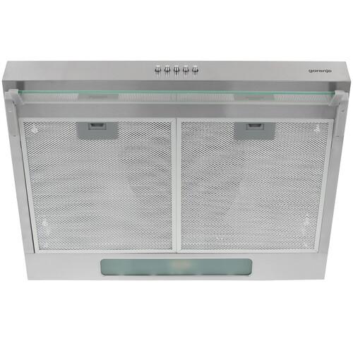 Вытяжка подвесная Gorenje WHU629EX/M серебристый/прозрачный