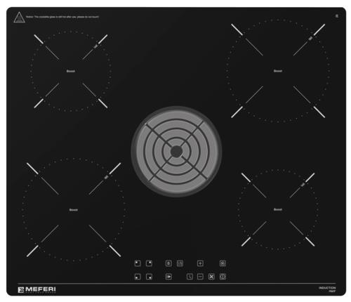Индукционная варочная поверхность Meferi XSMART60BK POWER