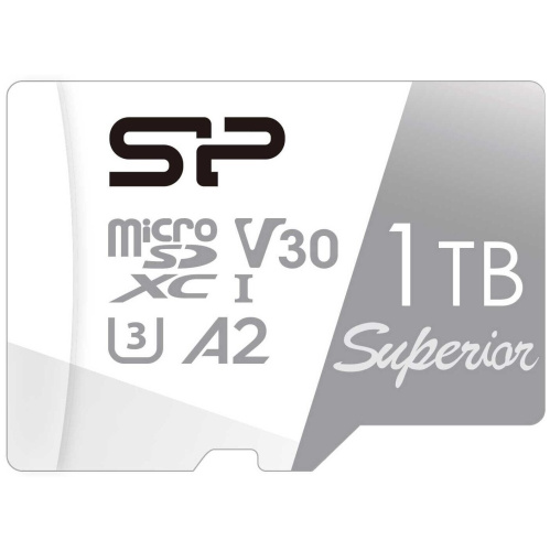 Карта памяти Silicon Power (SP001TBSTXDA2V20SP) microSDXC 1Tb Class10 Superior + adapter
