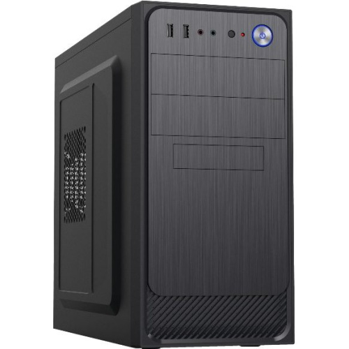 Корпус Foxline FZ-053-SX450R "Forza mATX, 450W, 2xUSB2.0, Black, w/o FAN, 12 cm fan PSU, power cord