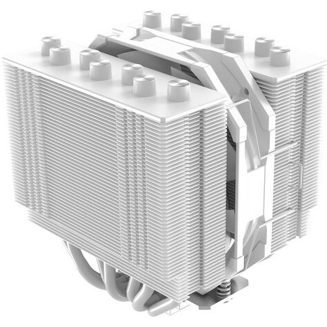 Кулер ID-COOLING SE-207-XT Slim Snow LGA20XX/1700/1200/115X/AM5/AM4 (TDP 220W, PWM, 7 тепл.трубок + медная база, 1 x Fan 120mm, белый) Ret