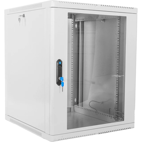 Шкаф коммутационный ЦМО ШРН-15.500 настенный 15U 600x529мм светло-серый