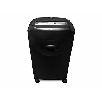 Шредер ГЕЛЕОС УМ42-4, DIN P-4 (4 ур-нь секр.), фрагмент 3,9х30мм, 18-21 лист (70г/м2), CD/пл.карты/скрепки/скобы, 42 литра