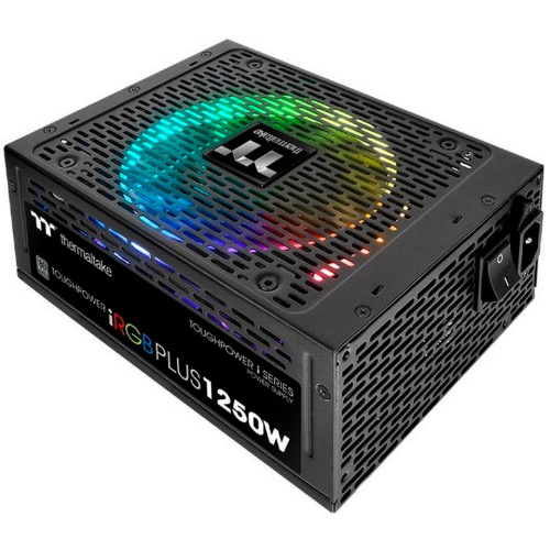 Блок питания Thermaltake Toughpower iRGB Plus (PS-TPI-1250F3FDTE-1)1250W Titanium/Fully Modular/Riing Duo/Digital/80 Plus Titanium/EU