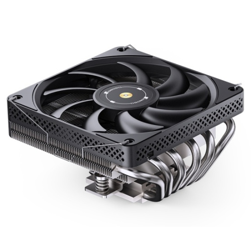 Кулер JONSBO HP-600 Black LGA1700/1200/115X/AM5/AM4 низкопрофильный 66мм (TDP 210W, PWM, 120mm ARGB Fan, 6 тепловые трубок, 4-pin) Retail