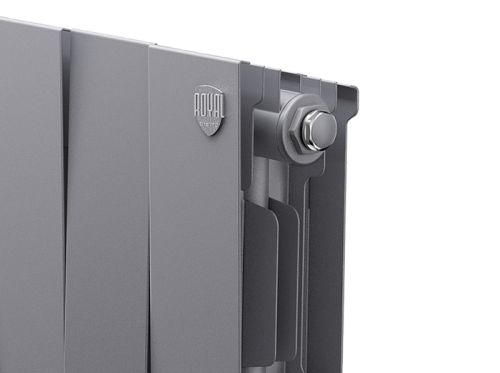 Биметаллический радиатор отопления  Royal Thermo Pianoforte 200 12 Секций Silver Satin