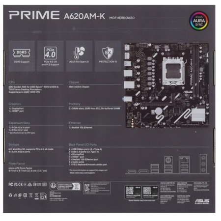 Материнская плата ASUS PRIME A620AM-K