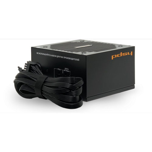 Блок питания HSPD HSI-500BS-BK 500W 80+ Bronze (ATX, 2.31, Semi-modular, 1x24(20+4)pin 550mm, 1xCPU*2 8(4+4)pin 600+150mm, 1xPCIe*2