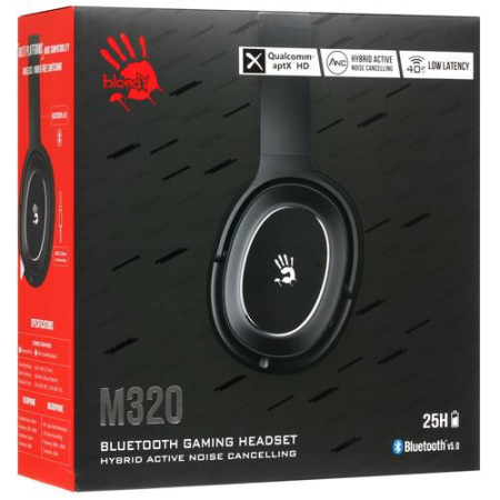 Беспроводные/проводные наушники A4Tech Bloody M320 черный