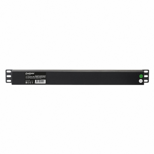 Блок розеток ExeGate ServerPro PDU-19H606 Al-6S-EU2CU-SW-O (EX280831RUS) 19", 1U, Алюминий, 6 Schuko, кабель с евровилкой VDE-250V-16A-3*1.5mm2