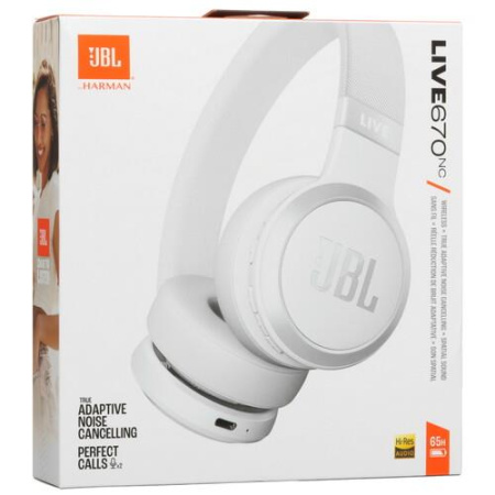 Беспроводные/проводные наушники JBL Live 670NC белый