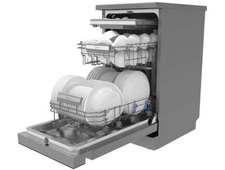 Посудомоечная машина Midea MFD45S350Si серебристый