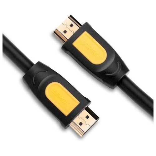 Кабель UGREEN HD101 10170 HDMI Male To Male Round Cable 10m Yellow/Black