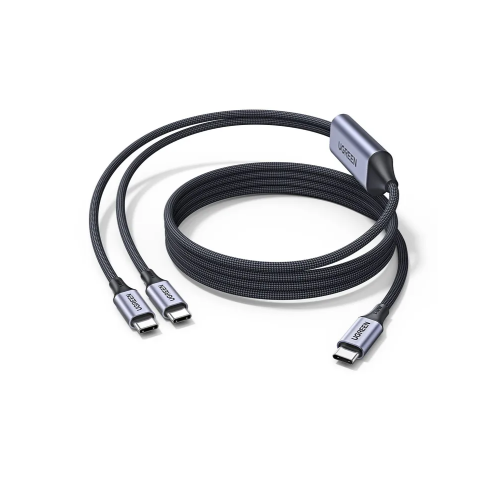 Кабель UGREEN L533 (75733) Universal PD Fast Charging 140W Max Cable 2-in-1 USB-C 2m Space Gray