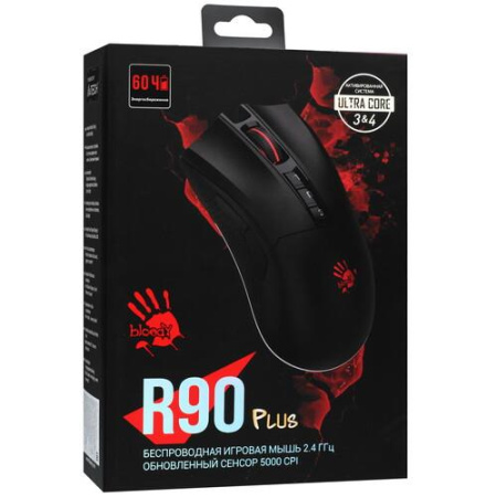 Мышь беспроводная A4Tech Bloody R90 Plus  черный
