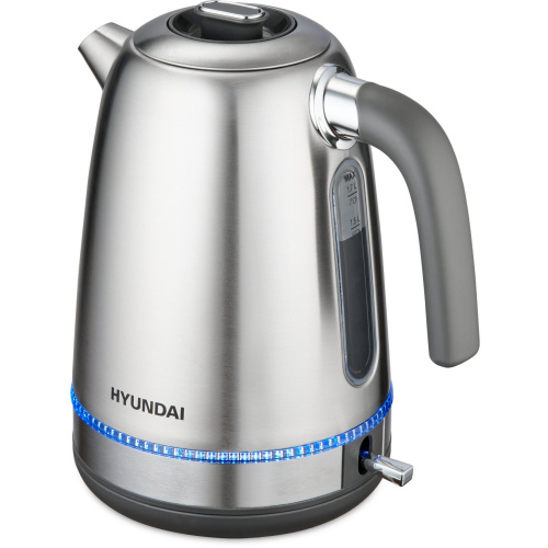 Чайник электрический Hyundai HYK-S5806 серебристый матовый/черный